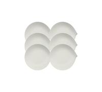 Villeroy & Boch Flow - Piatto piano in porcellana, 29 x 29 x 9,8 cm, 6 unità