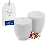 Villeroy & Boch for Me Saliera e pepiera, Porcellana Premium, Bianco