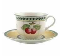 Villeroy & Boch, French Garden, Tazza Colazione con piatto, Porcellana