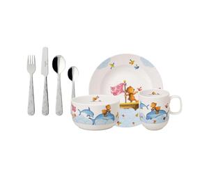 Villeroy & Boch Happy as a Bear Set 7 Pezzi Tavola Bimbo Porcellana