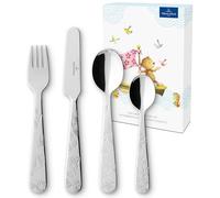 Villeroy & Boch Happy as a Bear Set di Posate per Bambini, 4 Pezzi, Acciaio