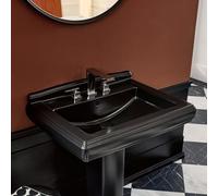 Villeroy & Boch Hommage lavabo sospeso, 7101A1R7, Hommage pure black [Lavabi > Lavabi Sospesi]