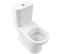 WC con lavabo Villeroy e Boch Hommage per combinazione 666210 370x725mm, bianco, a pavimento
