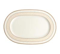 Villeroy & Boch Ivoire Piatto Ovale, 35 cm, Porcellana Bone China, Multicolore, 35x35x4.3 cm