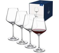 Villeroy & Boch - La Divina Calice Vino Set 4 Pezzi 200 ml Trasparente, Lavabile in Lavastoviglie, Bicchiere di Vino Rosso Grande, Calice Vino Rosso, Vetro, Cristallo