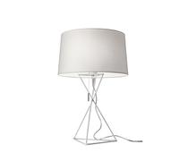 Villeroy & Boch Lampada da tavolo New York bianca, altezza 55 cm, diametro 35 cm, lampadina non inclusa