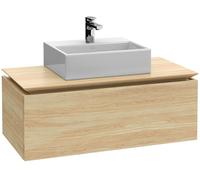 Villeroy & Boch Legato Meuble sous-lavabo B601, 800x380x500mm, central lavabo, B60100MS, B60100MS, Colorazione: Bianco Opaco