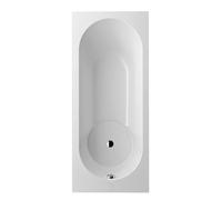 Villeroy un Boch vasca da bagno Qudaryl rettangolo Libra Solo, UBQ170LIB2V, 1700x750mm, incl. piedini per vasca