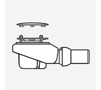 Villeroy & Boch Lifetime set scarico completo, 92250068, Lifetime; Subway Infinity bianco [Rubinetteria Bagno > Sistemi di Scarico]