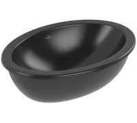 Villeroy & Boch Loop & Friends lavabo 56x38 cm ovale sottopiano nero opaca 4A5501R7