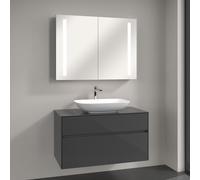 Villeroy & Boch Loop & Friends lavabo con mobile Embrace, con armadietto a specchio My View 14, 4A5000R1+A95600FP+A4221000, My View 14 Loop & Friends; Embrace; My View 14 [Mobili da Bagno > Set Mobili
