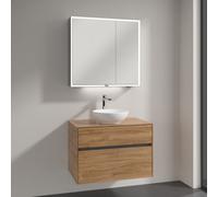 Villeroy & Boch Loop & Friends lavabo con mobile Embrace, con armadietto a specchio My View Now, 4A4500R1+A95500RH+A4558000, My View Now Loop & Friends; Embrace; My View Now [Mobili da Bagno > Set Mob