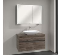 Villeroy & Boch Loop & Friends lavabo con mobile Embrace, con armadietto a specchio My View Now, 4A5000R1+A95600RK+A4551000, My View Now Loop & Friends; Embrace; My View Now [Mobili da Bagno > Set Mob