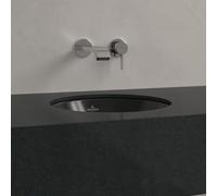 Villeroy & Boch Loop & Friends lavabo 33x33 cm rotonda sottopiano nero 4A5100R7