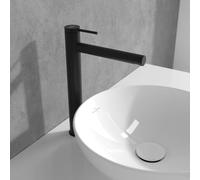 Villeroy & Boch Loop & Friends rubinetto lavabo alto, TVW106106153K5, Loop & Friends nero opaco [Rubinetteria Bagno > Rubinetteria Lavabo]