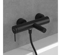 Villeroy & Boch Loop & Friends rubinetto vasca esterno, miscelatore monocomando, TVT106501153K5, Loop & Friends nero opaco [Rubinetteria Bagno > Rubinetteria Vasca]