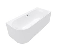 Villeroy & Boch Loop & Friends vasca da bagno ad angolo, con pannello laterale, UBA180LOF9CR00V-RW, Loop & Friends stone white [Vasche da Bagno > Vasche da Bagno ad Angolo]