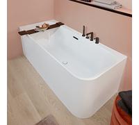 Villeroy & Boch Loop & Friends vasca da bagno ad angolo, con pannello laterale, UBA180LSF9CL00V-01, Loop & Friends bianco [Vasche da Bagno > Vasche da Bagno ad Angolo]