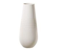 Villeroy & Boch Manufacture Collier Blanc Vase Quadrato Alto 26 Cm