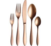 Villeroy & Boch Manufacture Cutlery Posate da tavola per 4 persone, 20 pezzi, Acciaio, Rame