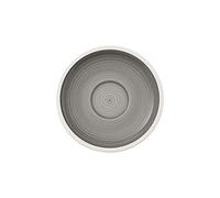 Villeroy & Boch Manufacture Gris Piattino Tazza, Porcellana Premium, 16 cm, Grigio