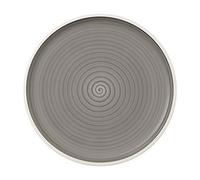 Villeroy & Boch Manufacture Gris Piatto di pizza, Porcellana Premium, 32 cm, Grigio