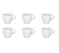 Villeroy & Boch Manufacture Rock Blanc 6er Set Espressoobertasse Bianco D.6.5cm