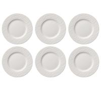 Villeroy & Boch MANUFACTURE ROCK BLANC Piatto Da Colazione 22Cm Set Di 6 Bianco