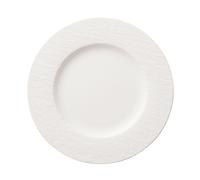 Villeroy & Boch, Manufacture Rock Blanc, Piatto Piano 27cm, Porcellana