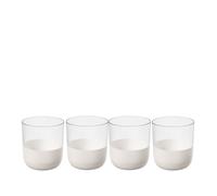 Villeroy & Boch, Manufacture Rock Blanc, Bicchiere Tumbler 4 pezzi, Cristallo-Ve