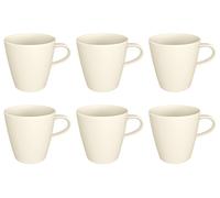 Villeroy & Boch Manufacture Rock Blanc Tazza 350ml 6er Set Bianco Porcellana