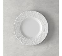 Villeroy & Boch - Manufacture Rock - Piatti da colazione, 6 pezzi, 22 cm, porcellana premium, colore: Bianco