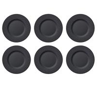 Villeroy & Boch MANUFACTURE ROCK Piatto Da Colazione 22Cm Set Di 6 Nero Grigio
