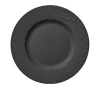 Manufacture Rock Piatto Piano 27Cm - Nero