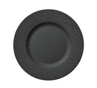 Manufacture Rock Piatto Piano 27Cm - Nero