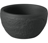 Villeroy & Boch - Manufacture Rock portauovo, nero, lavabile in lavastoviglie, look ardesia opaco, design moderno, utilizzabile come bicchiere per shot/bicchierino, porcellana Premium