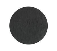 VILLEROY & BOCH Manufacture Rock Nero Set 6 Pezzi Piatto Pizza 32cm Porcellana