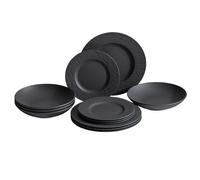Villeroy & Boch Manufacture Rock - Set di stoviglie da 12 pezzi
