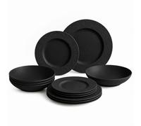 Villeroy & Boch Manufacture Rock - Set di stoviglie da 12 pezzi