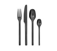Villeroy & Boch, Manufacture Set Di Posate 16 Pz. Nero, Set Di Posate, Servizio, Forchette, Coltelli, Cucchiaio, Acciaio Inossidabile
