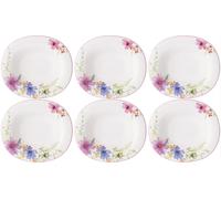 Villeroy & Boch Mariefleur Basic 6er Set Piatto Fondo Ovale 21x24cm Porcellana