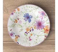 Villeroy & Boch Mariefleur Basic Piatto da colazione, 6 pezzi, 21 cm, porcellana Premium, bianco/multicolore