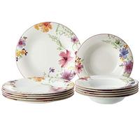 Villeroy & Boch Mariefleur Basic Tafelset Servizio Gechirrer, Porcellana, Floreale, Tafel Set 12tlg, 12 unità