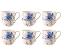 Villeroy & Boch Mariefleur Grigio Set Di 6 Tazze Con Manico Per 350Ml