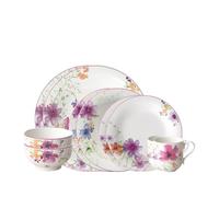 Villeroy & Boch - Mariefleur Starter Set 10 Pezzi Variopinto, Lavabile in Lavastoviglie, Adatto per Microonde, Piatti Servizio Fiori, Piatti Eleganti, Set Di Stoviglie, Porcellana Premium