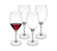 Villeroy & Boch Maxima - Set di 4 bicchieri da vino rosso in cristallo, 650 ml, 25,2 cm, lavabili in lavastoviglie