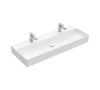 Villeroy & Boch Memento 2.0 lavabo a parete, 1200 x 470 mm, , senza sfioratore, non lucidato, 4A22C1, colorazione: Bianco Ceramicaplus