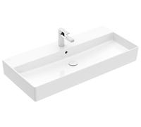 Villeroy & Boch Memento 2.0 lavabo mural, 1 trou pour robinet, avec trop-plein, non poncé, 1000x470mm, 4A22A5R1, 4A22A5R1, Colorazione: Bianco CeramicaPlus