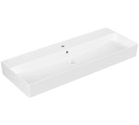 Villeroy & Boch Memento 2.0 lavabo mural, 1 trou pour robinet, avec trop-plein, non poncé, 1200x470mm, 4A22C5R1, 4A22C5R1, Colorazione: Bianco CeramicaPlus