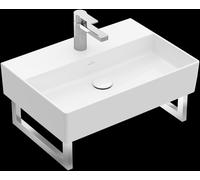 Villeroy & Boch Memento 2.0 lavabo mural, 1 trou pour robinet, sans trop-plein, non poncé, 500x420mm, 4A2251RW, 4A2251RW, Colorazione: Bianco pietra ceramicaPiù
